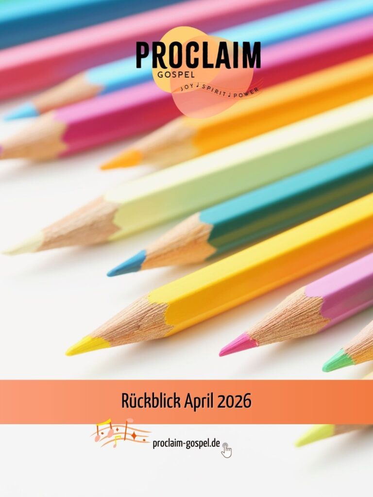 Das Bild zeigt viele Buntstifte als Bildmetapher für Neuorganisation im Chor – unser Monatsrückblick vom Gospelchor ProClaim aus Wuppertal.